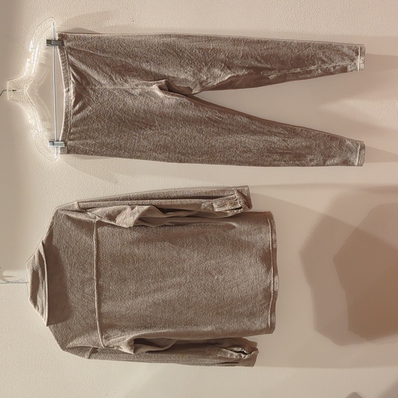 Cotton Stuff Classics, teri sweat uniform, button down - small. drawstring pant - Picture 5 of 5